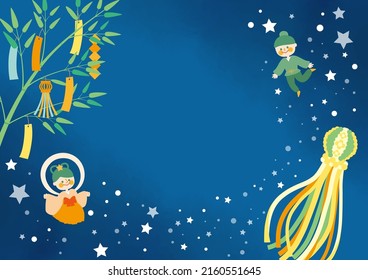 Illustration poster for Tanabata Festival
