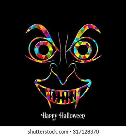 illustration of poster,banner or invitation of Halloween party.