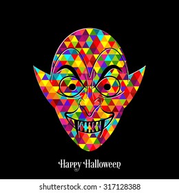 illustration of poster,banner or invitation of Halloween party.