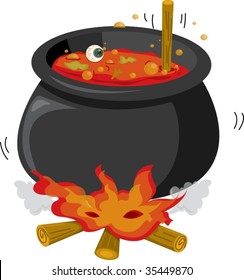 Clay Pot Fire Stock Vectors Images Vector Art Shutterstock
