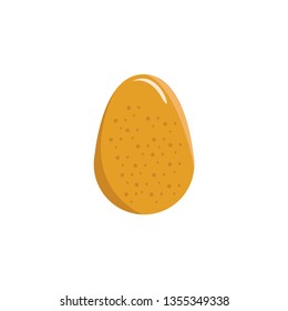 Illustration of a potato on a white background 