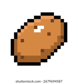 The Illustration of Potato Pixel