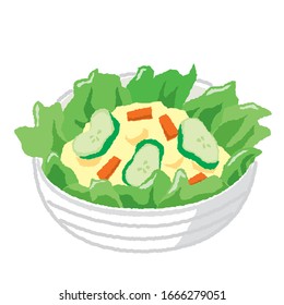 ポテトサラダ のイラスト素材 画像 ベクター画像 Shutterstock