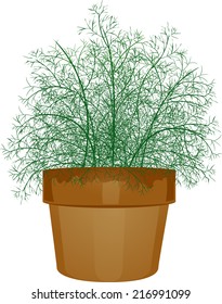 Ilustración de Potted Dill