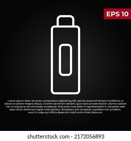 Illustration of powder icon design
