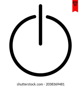illustration of power design icon