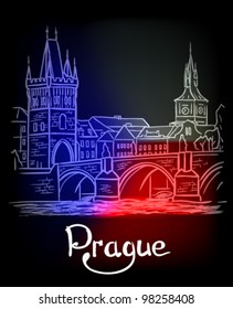 Illustration of Prague