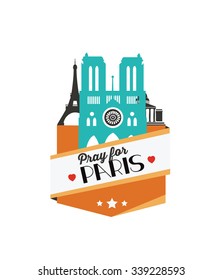 Illustration "Pray for Paris"