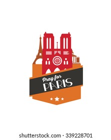 Illustration "Pray for Paris"