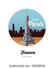 Illustration "Pray for Paris"