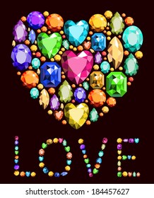 Illustration of precious heart