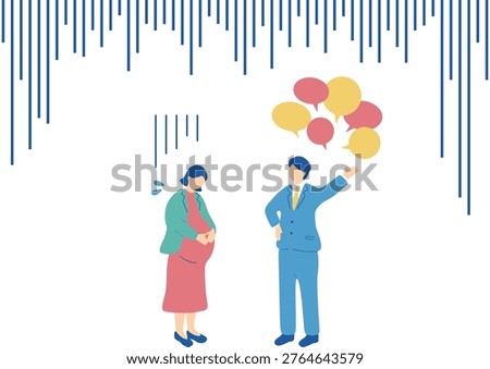 Illustration of Pregnancy Discrimination in the Workplace
