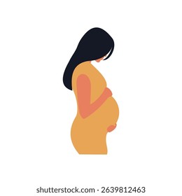 illustration of a pregnant woman