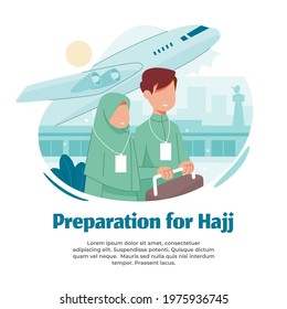illustration of preparation for the pilgrimage