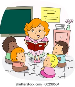 1,058 Story telling teacher Images, Stock Photos & Vectors | Shutterstock