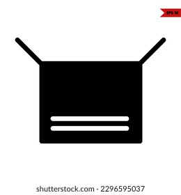 illustration of present glyph icon 