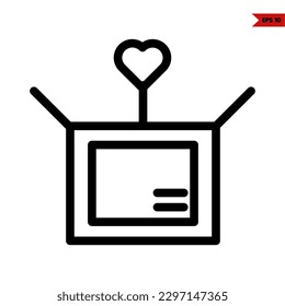 Illustration des aktuellen Zeilensymbols 