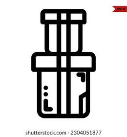 ilustración del icono de línea actual 