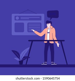 illustration presentation and public speaking