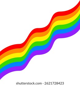 Illustration of Pride Month, Group of Friends with Different Styles_Rainbow