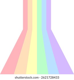 Illustration of Pride Month, Group of Friends with Different Styles_Rainbow