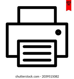 illustration of print design icon