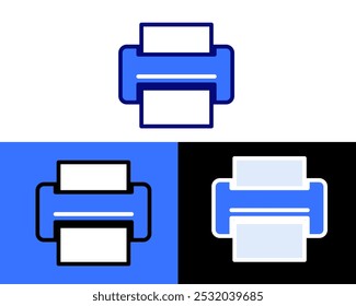 Illustration of Print printer technology for convert digital to image, usualy available on school, workplace, and home