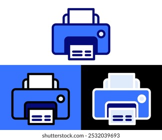 Illustration of Print printer technology for convert digital to image, usualy available on school, workplace, and home