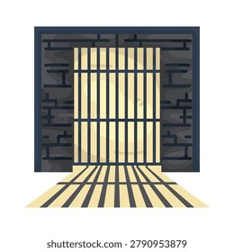 illustration of prison cell illustration 