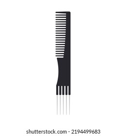 Illustration of a professional comb. Hair styling and cutting products.
Hand drawn vector illustration. Beauty and fashion, self care routine, beauty salons, online shopping.