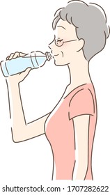 ペットボトル 飲む 人 のイラスト素材 画像 ベクター画像 Shutterstock