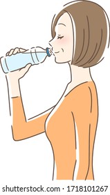 ペットボトル 飲む 人 のイラスト素材 画像 ベクター画像 Shutterstock