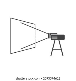 Illustration Of Projector, Vector Art.