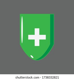 illustration of protection shield vector illustration.