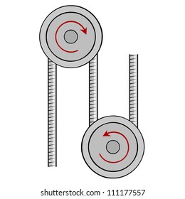 Illustration pulley