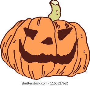 Illustration of pumpkin 