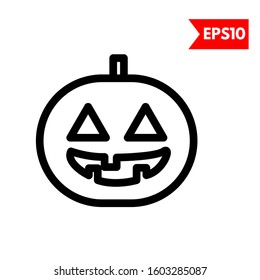 illustration of pumpkin flat icon
