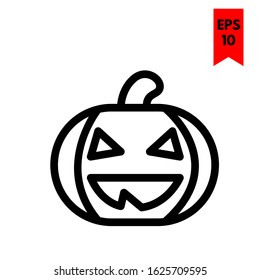 illustration of pumpkin flat icon