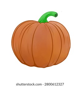  An illustration pumpkin