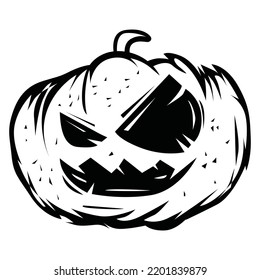 ilustración de la línea de calabaza