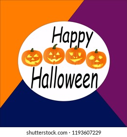 illustration with pumpkins. Halloween. Halloween background, pumpkin