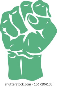 illustration of punch icon, sticker, tshirt print, vector illustration