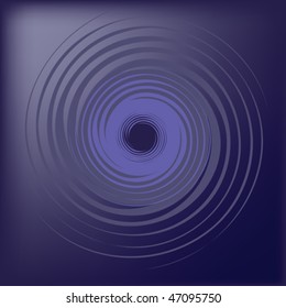 Illustration of purple abstract twirl