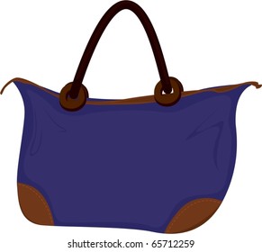 illustration of purse on a white background