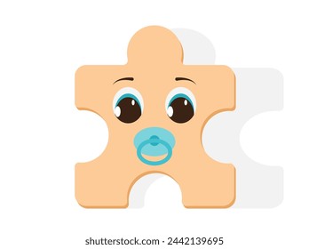 An illustration of a puzzle for babies, focusing on small children’s activities:
Delightful puzzle experience for babies, fostering their growth and curiosity. Vector.