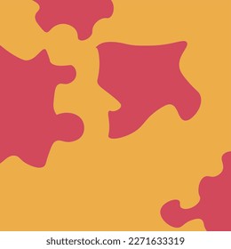 illustration of a puzzle background 