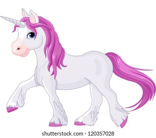 Illustration of quietly going unicorn