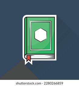 Illustration of Quran in Flat Design