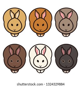Illustration of the rabbit Illustration of the rabbit