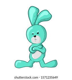 illustration of rabbit doll cartoon clip art